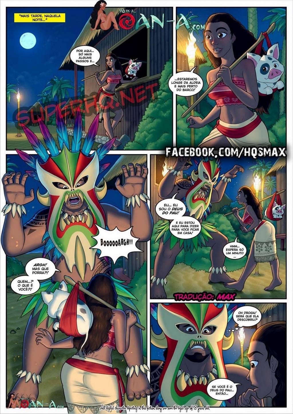 Moana: A ilha do gemido - The Hentai Moana – A ilha do gemido part 1 Disney Hentai Pag. 06 - hentai, comics-hq