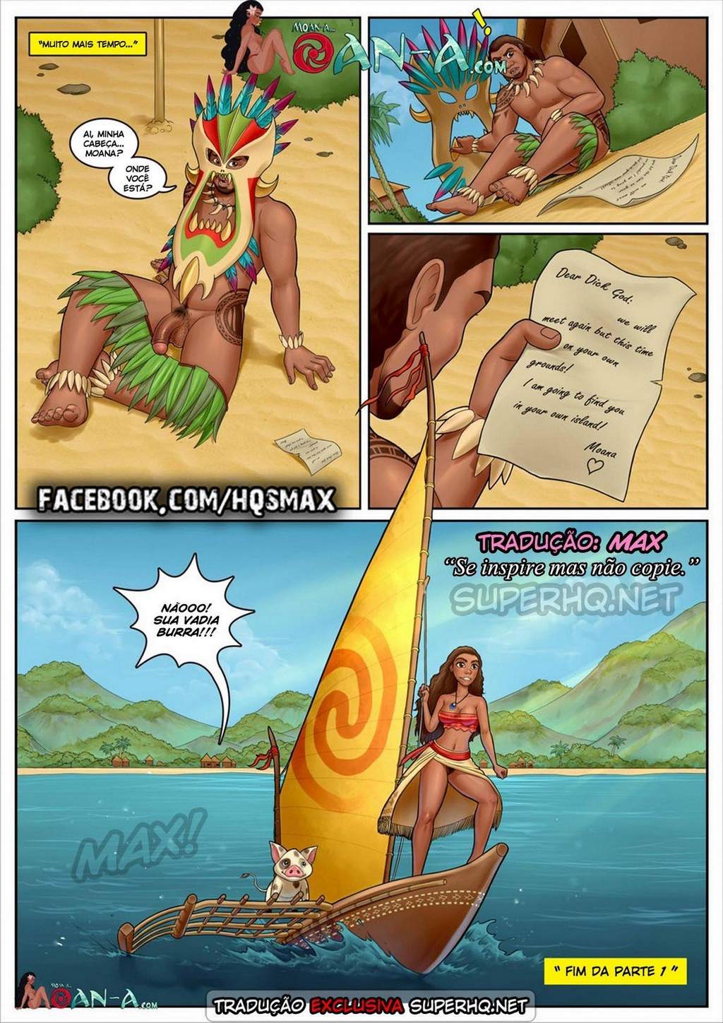 Moana: A ilha do gemido - The Hentai Moana – A ilha do gemido part 1 Disney Hentai Pag. 13 - hentai, comics-hq