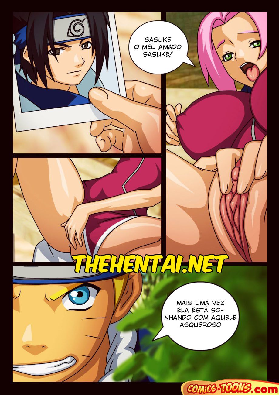 Naruto e sakura fazendo sexo em quadrinhos