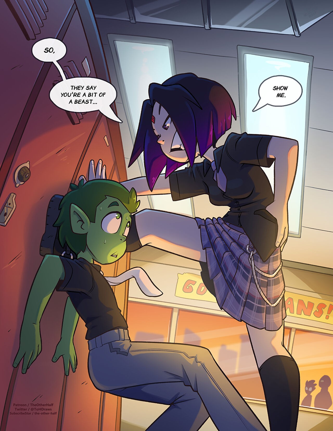Raven x beastboy.porn