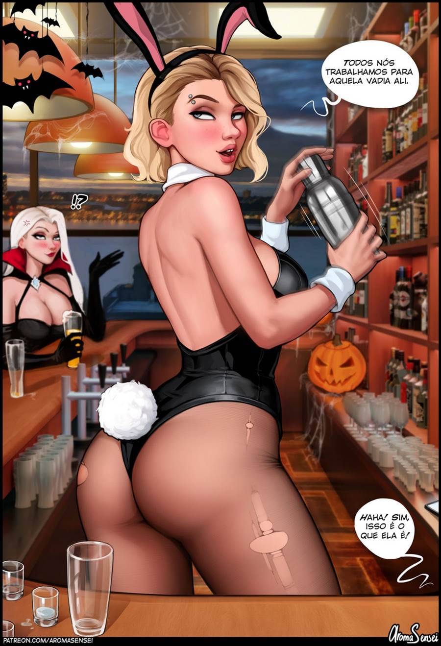 Halloween party at Frozen Inc Hentai pt-br 02