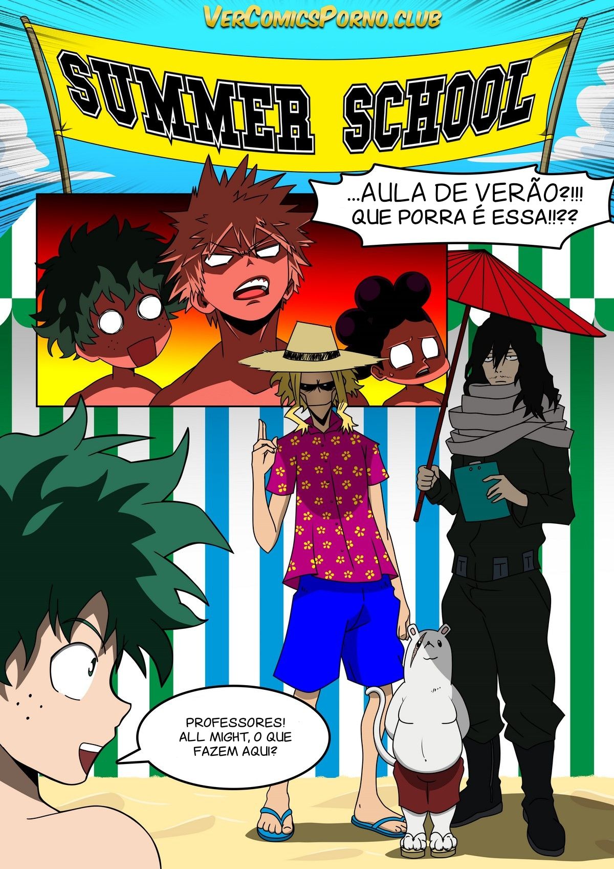 Summer School My Hero Academia Hentai pt-br 03