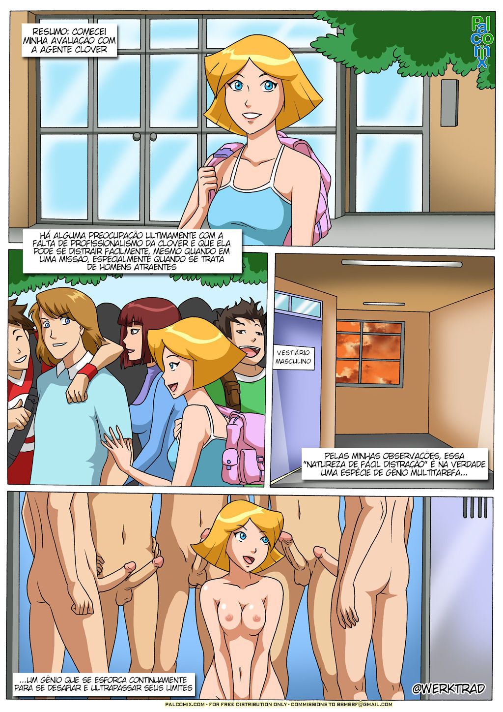 Deep Cover Evaluation (Totally Spies) Hentai pt-br 03