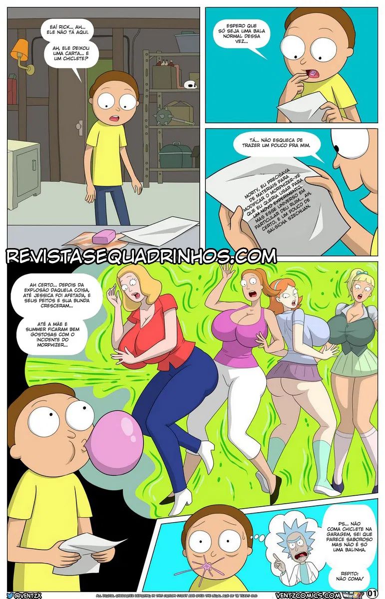 Morty Experiment #9 Hentai pt-br 02