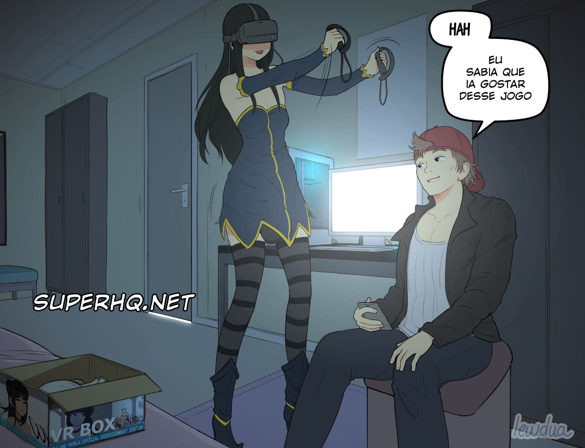 VR game - Alice and Natasha Hentai pt-br 01