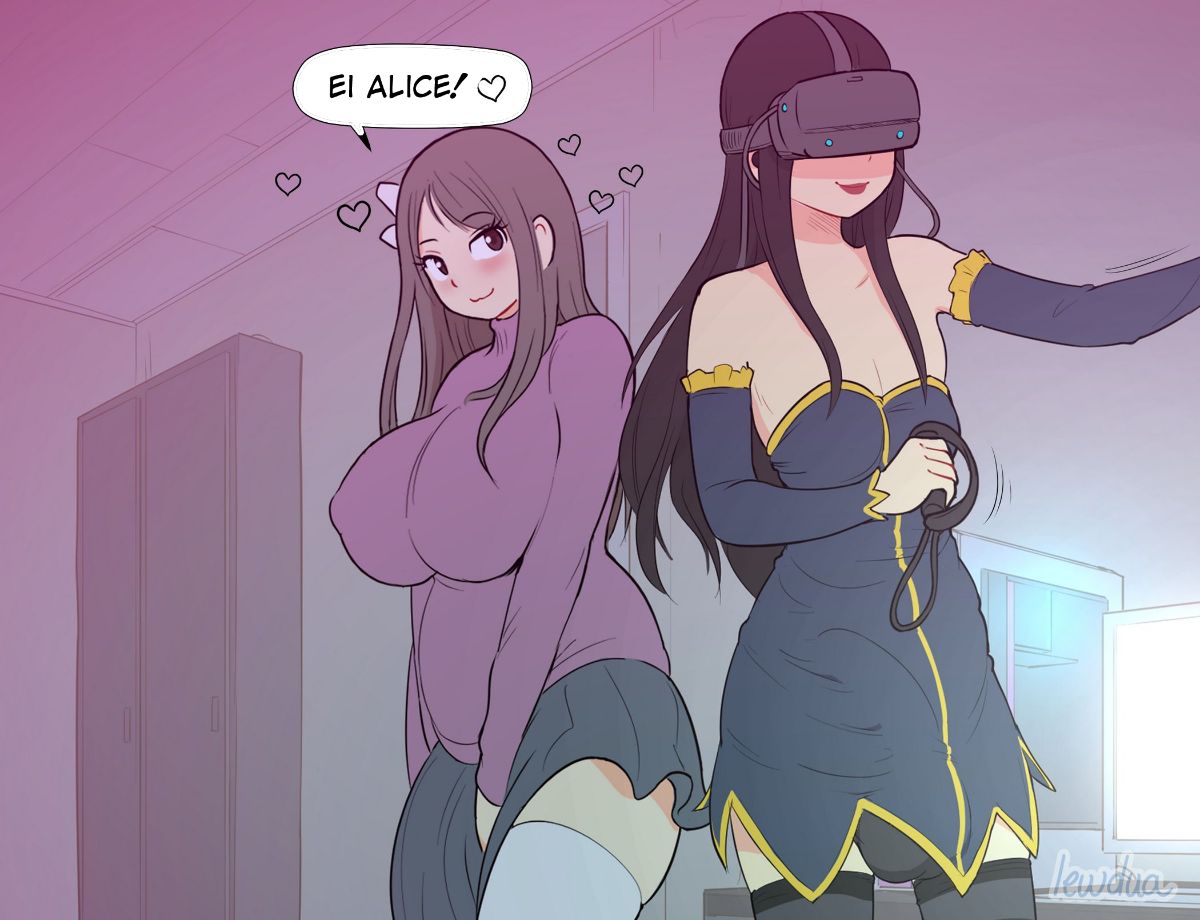 VR game - Alice and Natasha Hentai pt-br 04