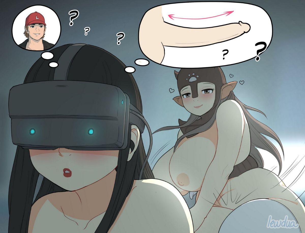 VR game - Alice and Natasha Hentai pt-br 34