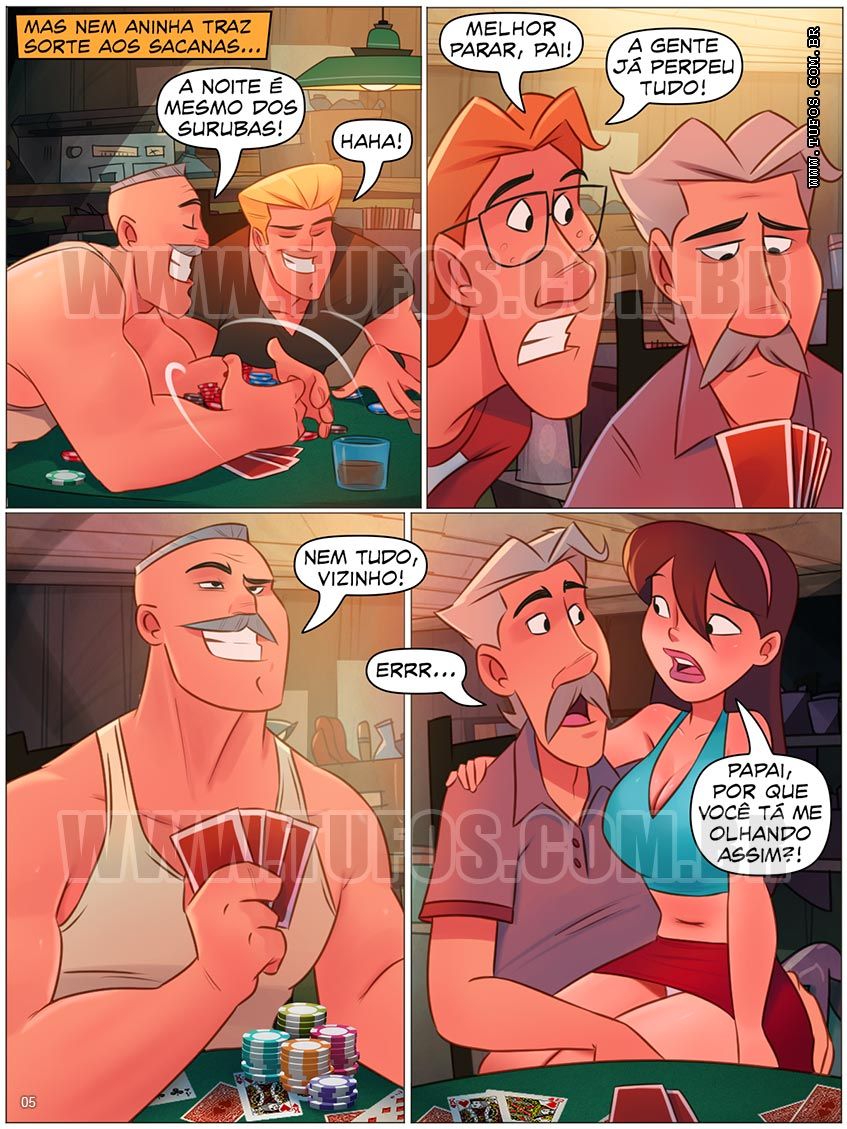 Familia sacana gangbang poker