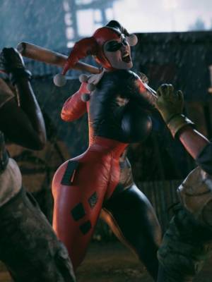 Harley x Thugs by Rigid3D Hentai pt-br 01