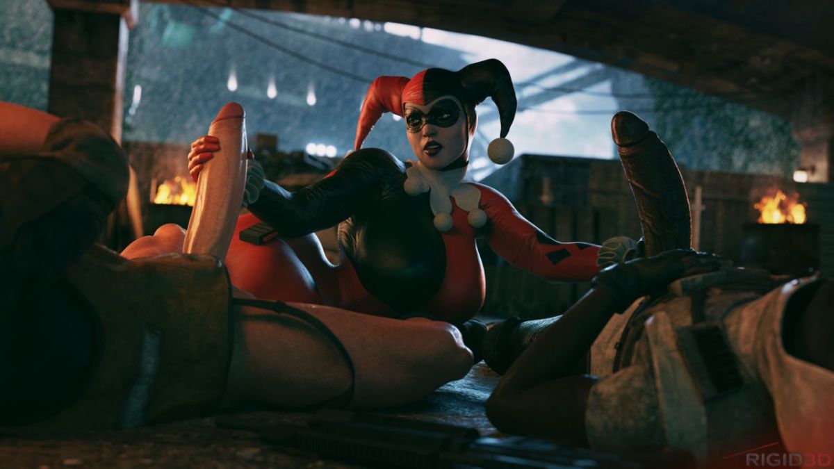 Harley x Thugs by Rigid3D Hentai pt-br 04