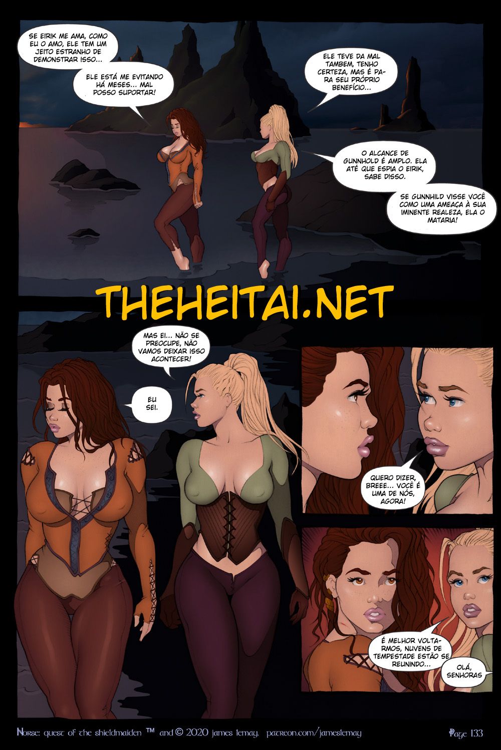 Norse: Quest of The Shield Maiden Hentai pt-br 134