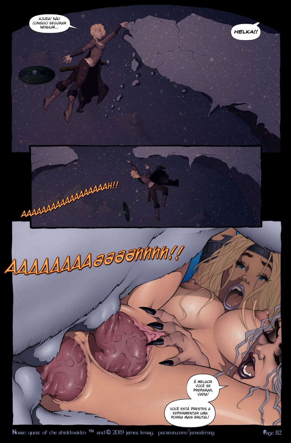 Norse: Quest of The Shield Maiden Hentai pt-br 83