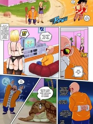 Android 18 and Master Roshi Hentai pt-br 17