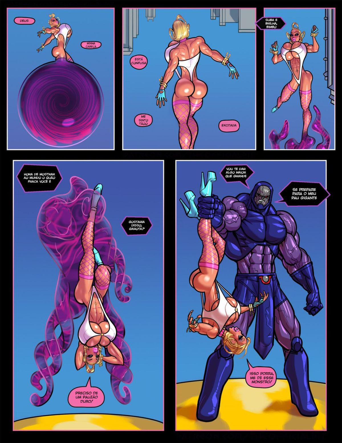 Power Girl vs Darkseid Hentai pt-br 14