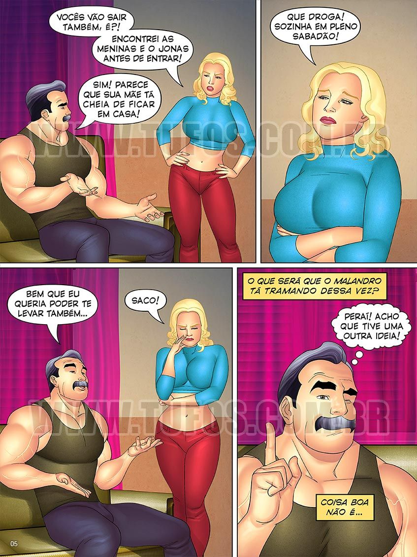 Trepando com mãe e filha (Tufos) Hentai pt-br 05 - The Hentai
