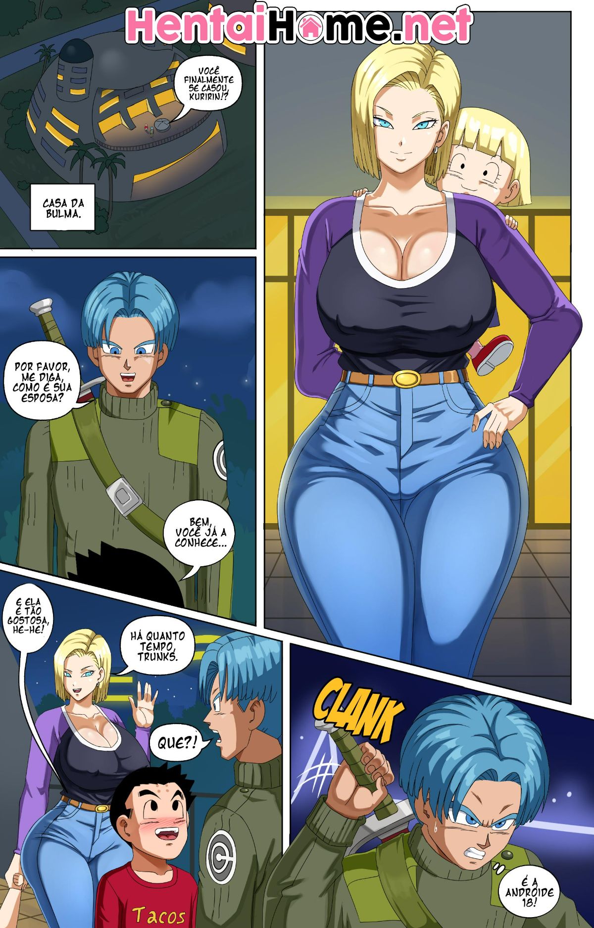 Meeting Android 18 Yet Again Hentai pt-br 02