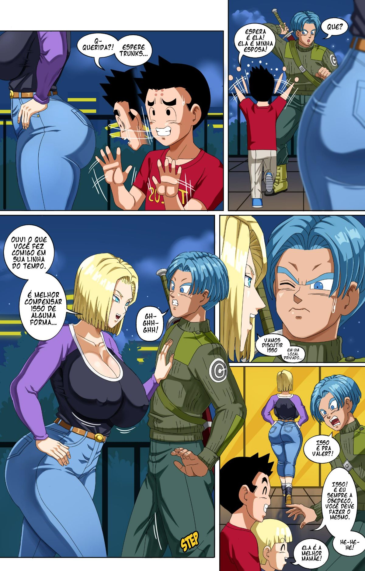 Meeting Android 18 Yet Again Hentai pt-br 03