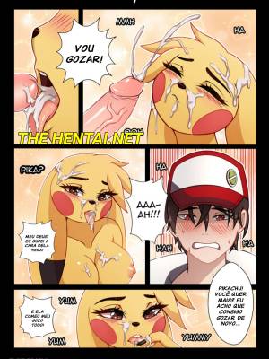 Trainer Red with Pikachu Hentai pt-br 07