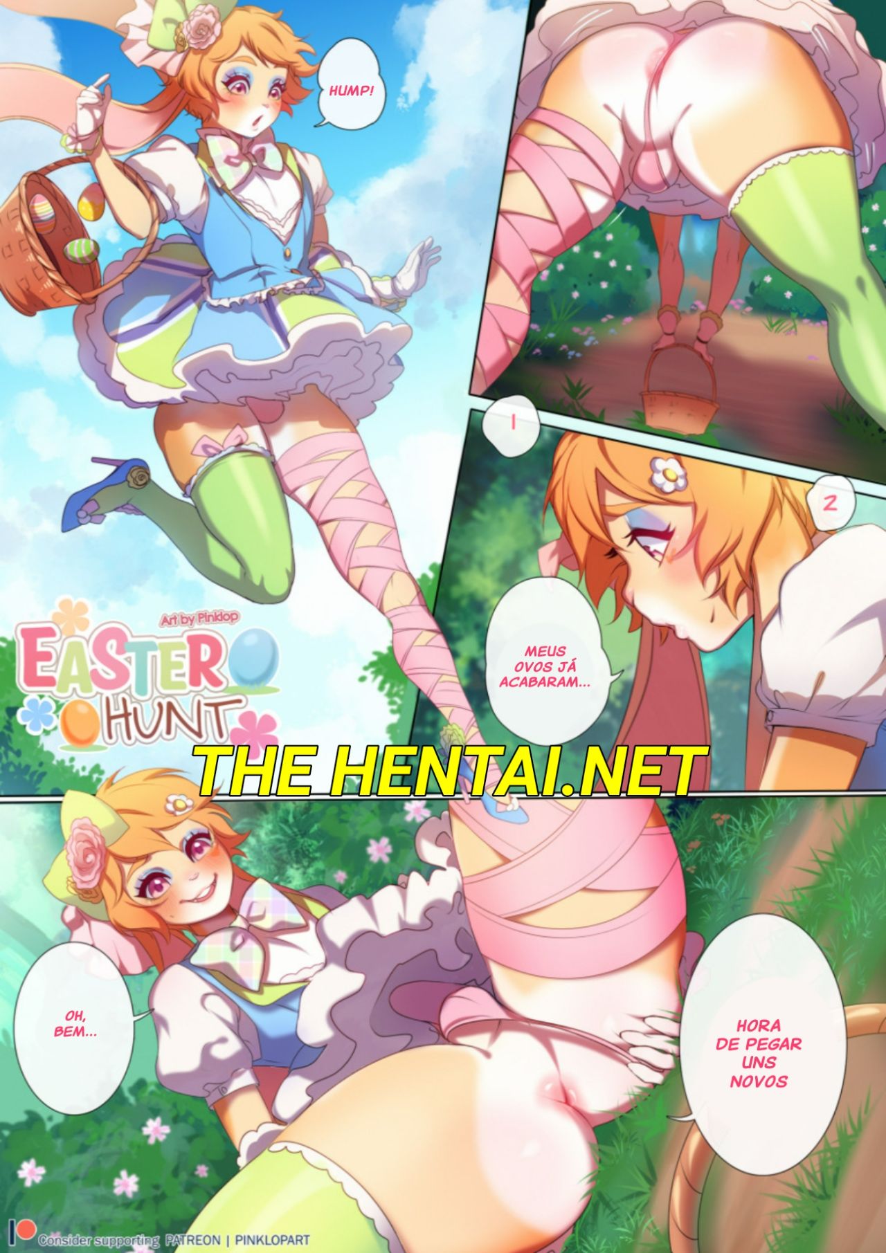 Easter Hunt by Pinklop Hentai pt-br 01