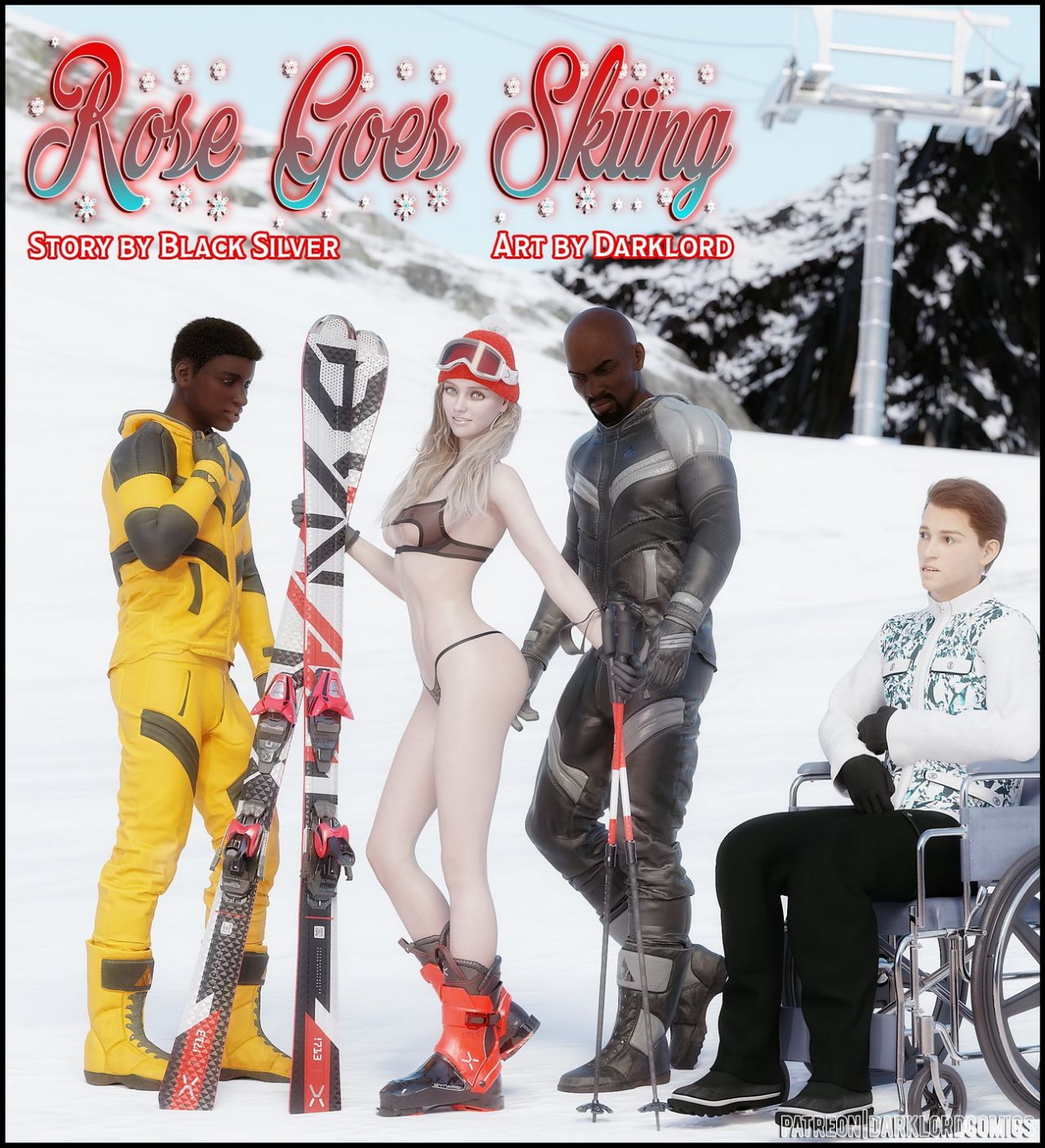 Rose Goes Skiing Hentai pt-br 01