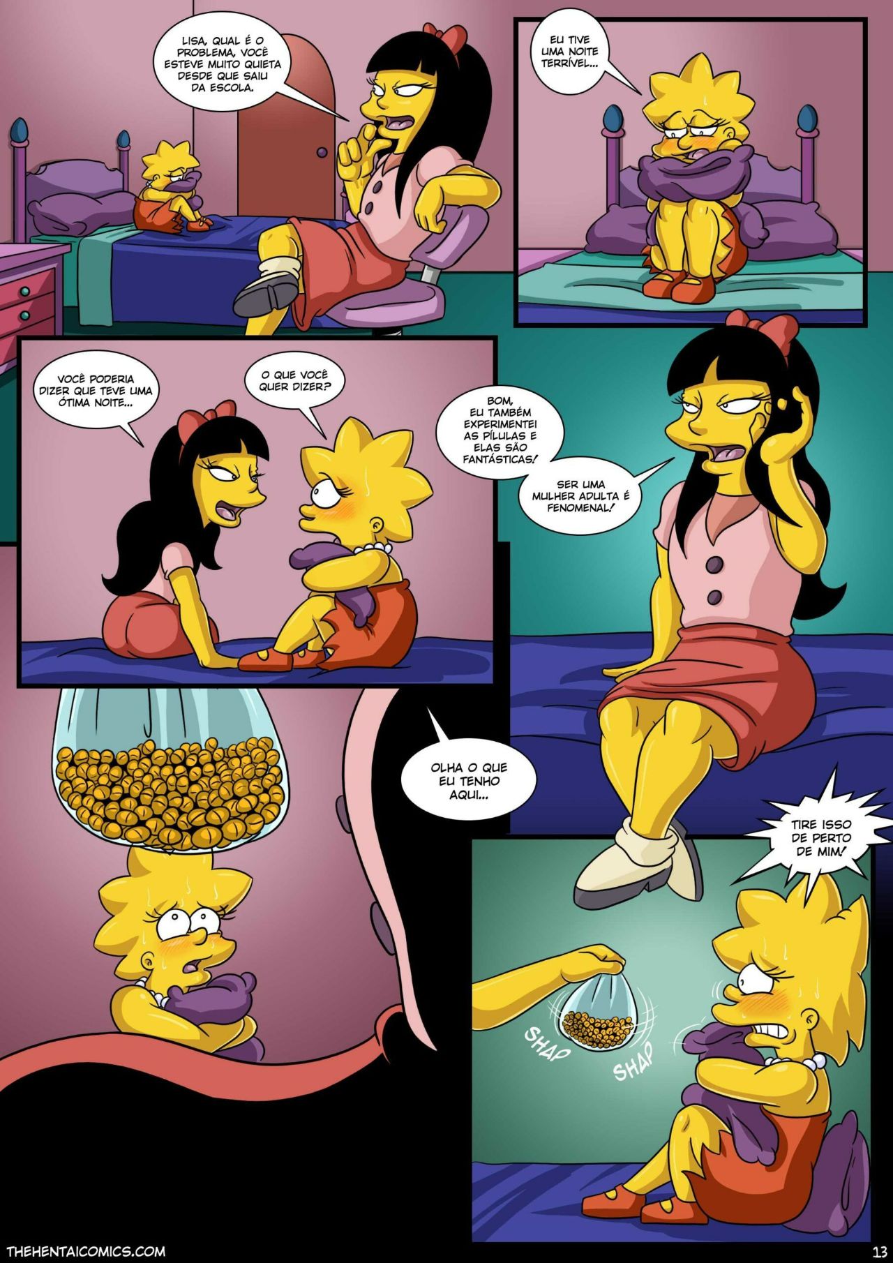 Treehouse of Horror Part 3 Hentai pt-br 14