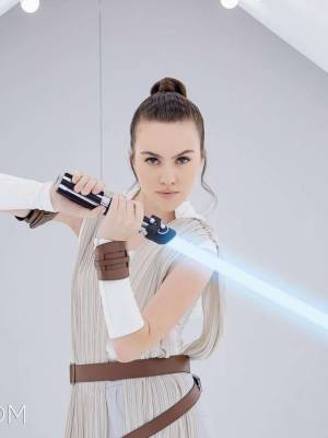 Freya Parker as Rey Skywalker Hentai pt-br 11