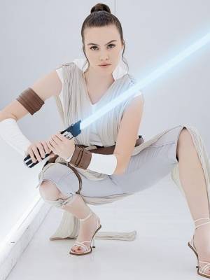Freya Parker as Rey Skywalker Hentai pt-br 14