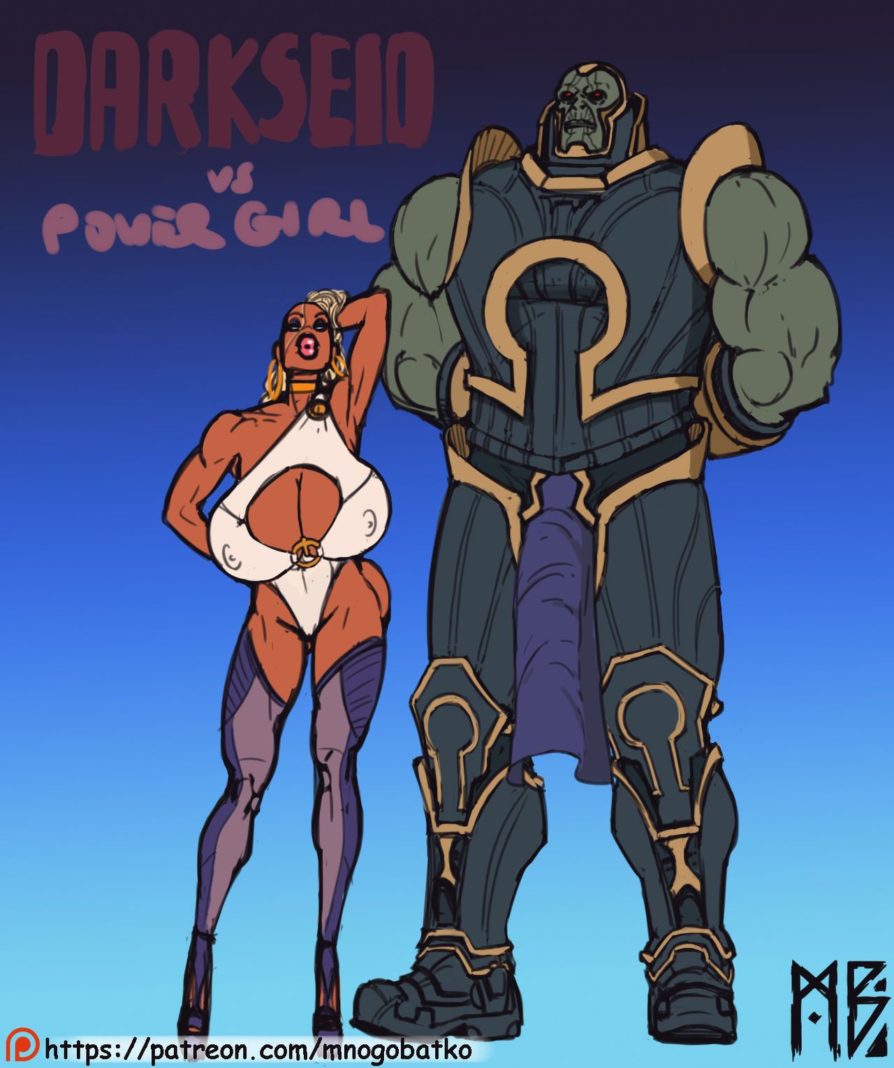 Darkseid vs Powergirl: The Ultimatium Hentai pt-br 05