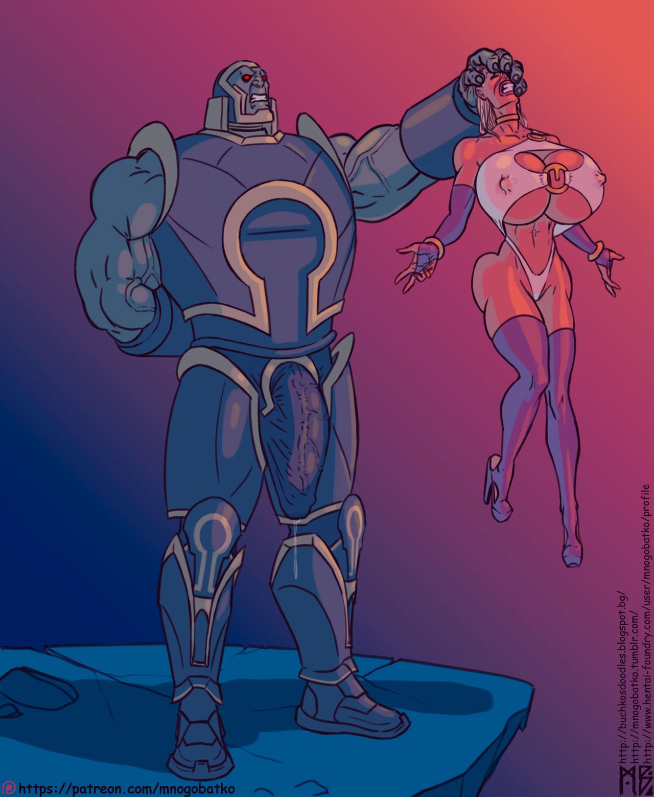 Darkseid vs Powergirl: The Ultimatium Hentai pt-br 06