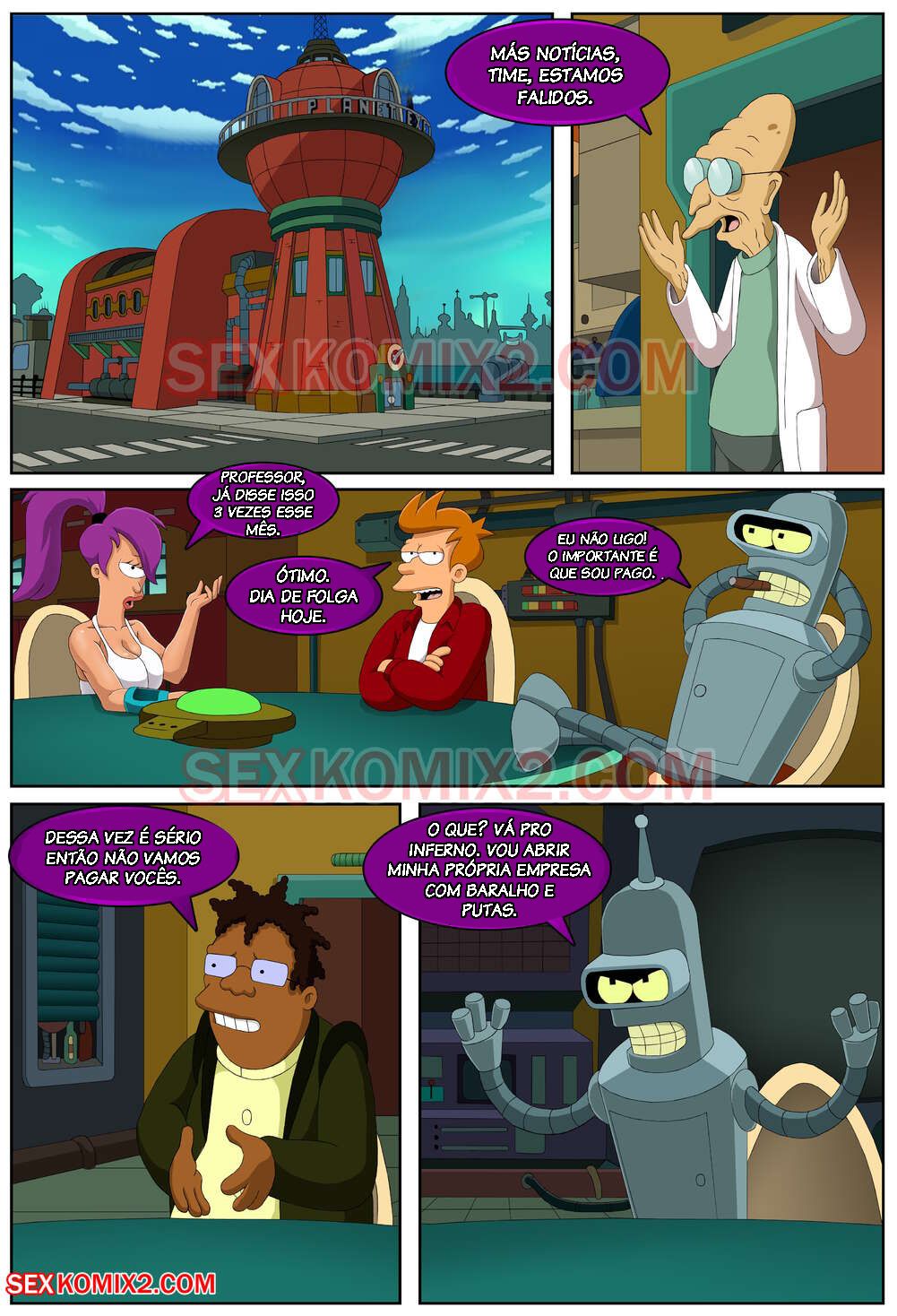 Futurama: Interplanetary Sex Hentai pt-br 02