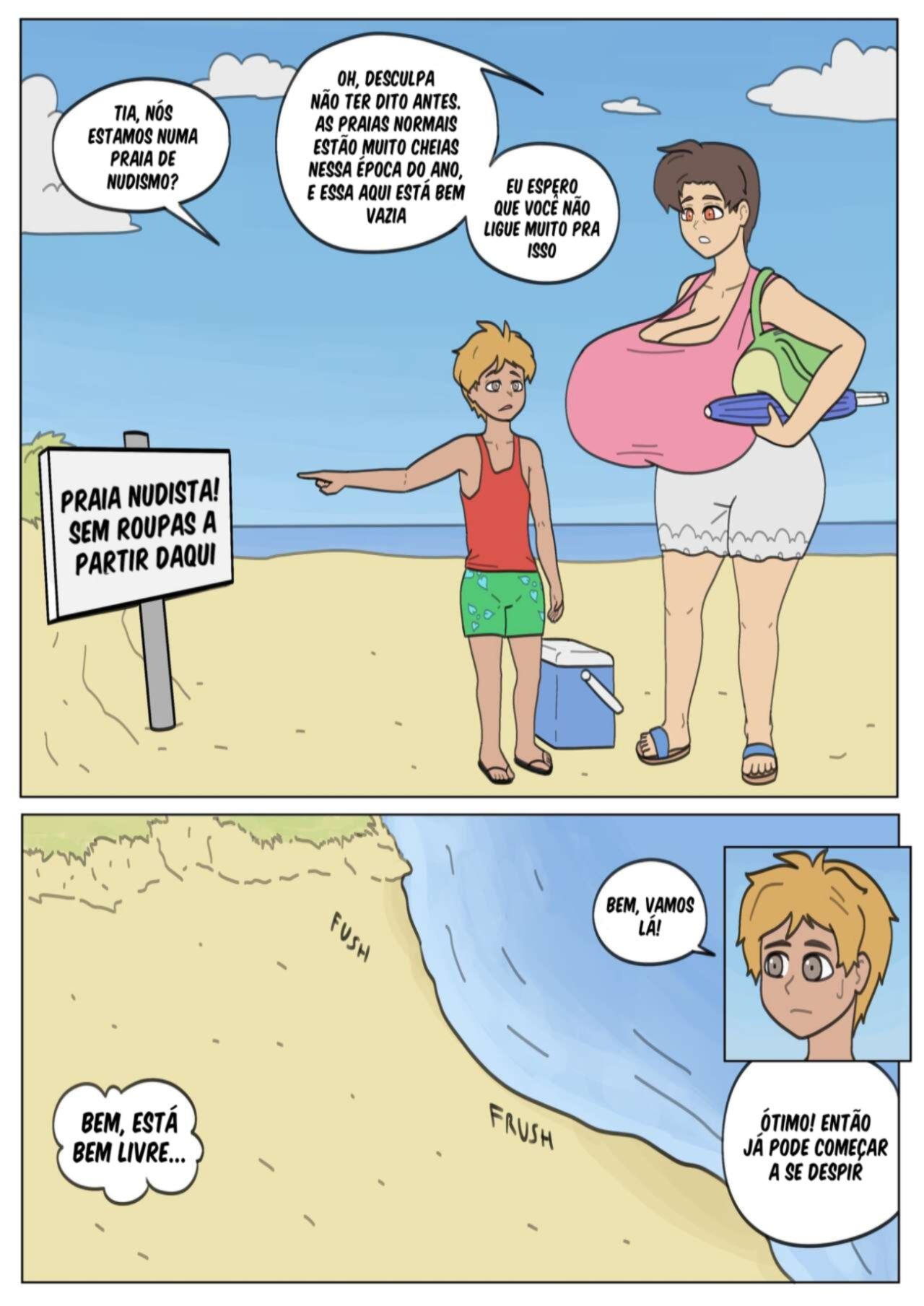 Manny and Marcy’s beach day Hentai pt-br 02