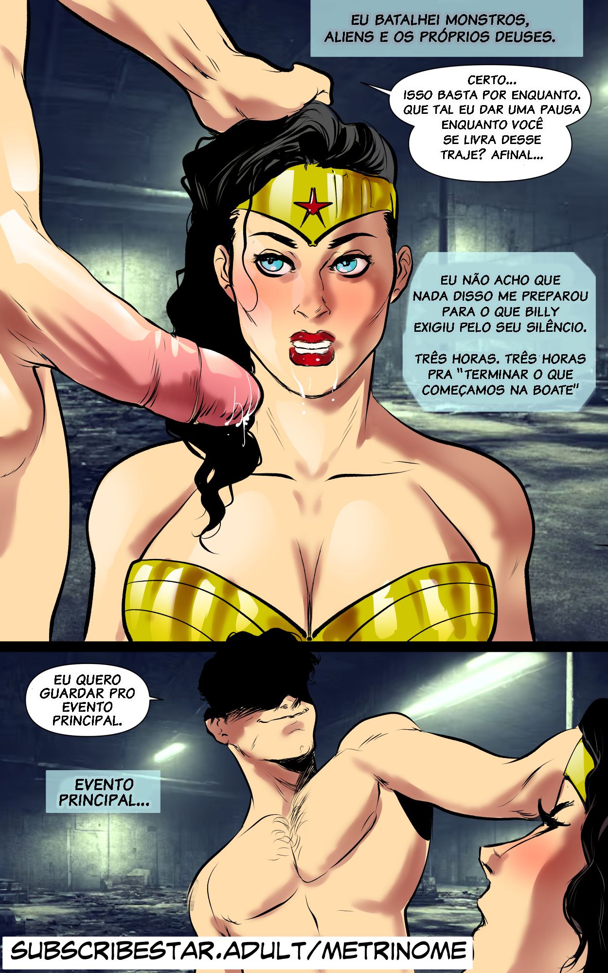 Wonder Woman Blackmailed Hentai pt-br 03