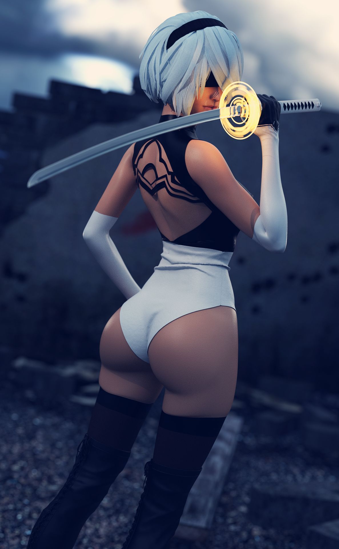 2B by Forged3DX Hentai pt-br 01