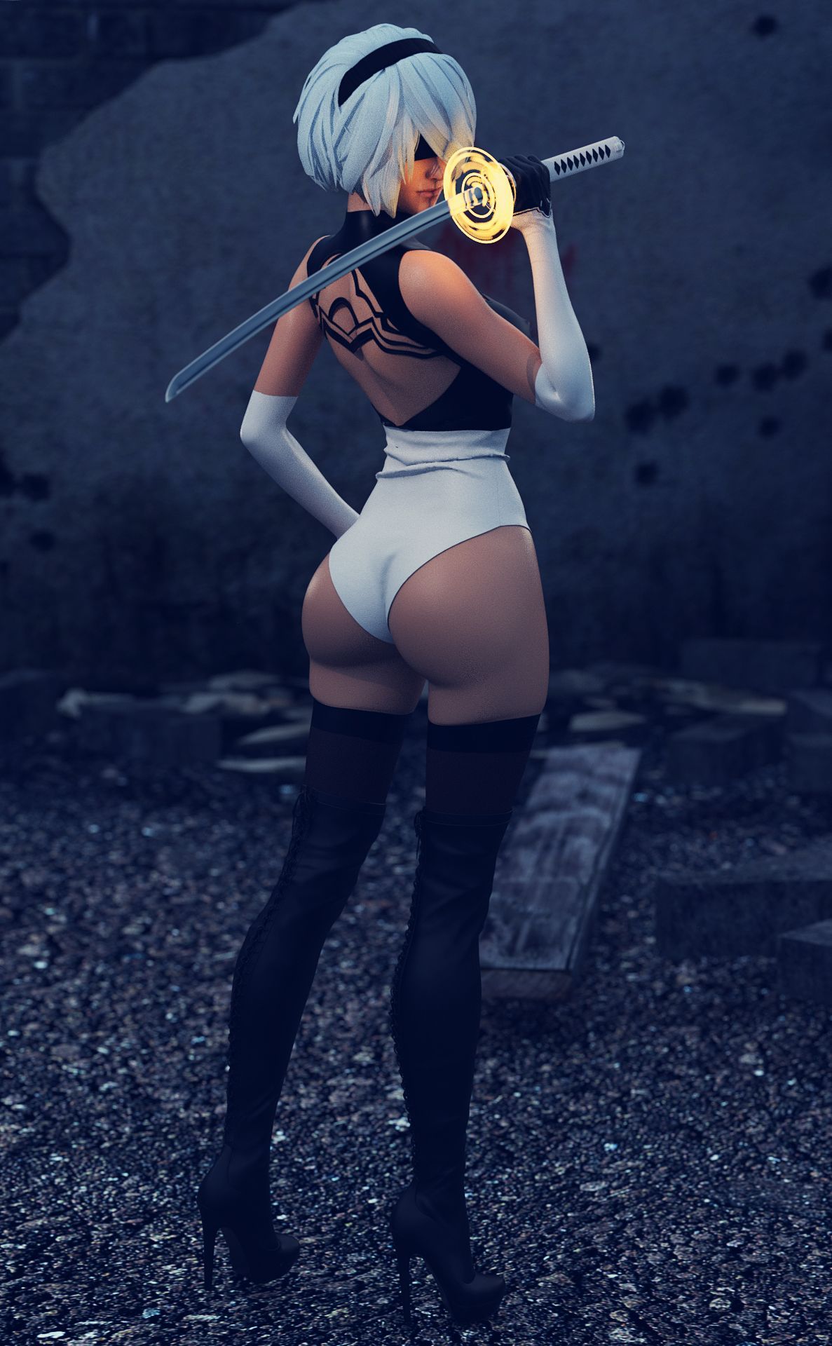 2B by Forged3DX Hentai pt-br 02