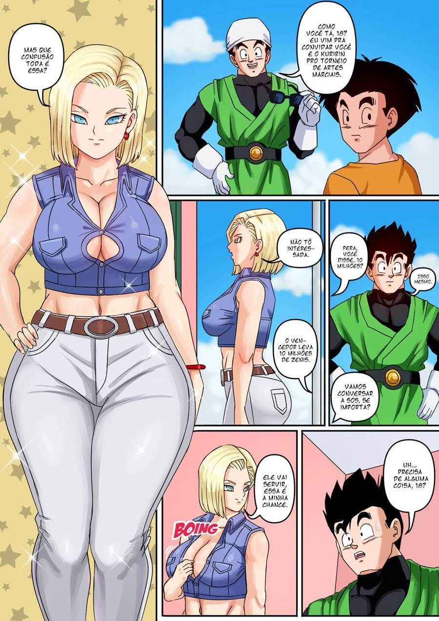Android 18 And Gohan Hentai pt-br 05