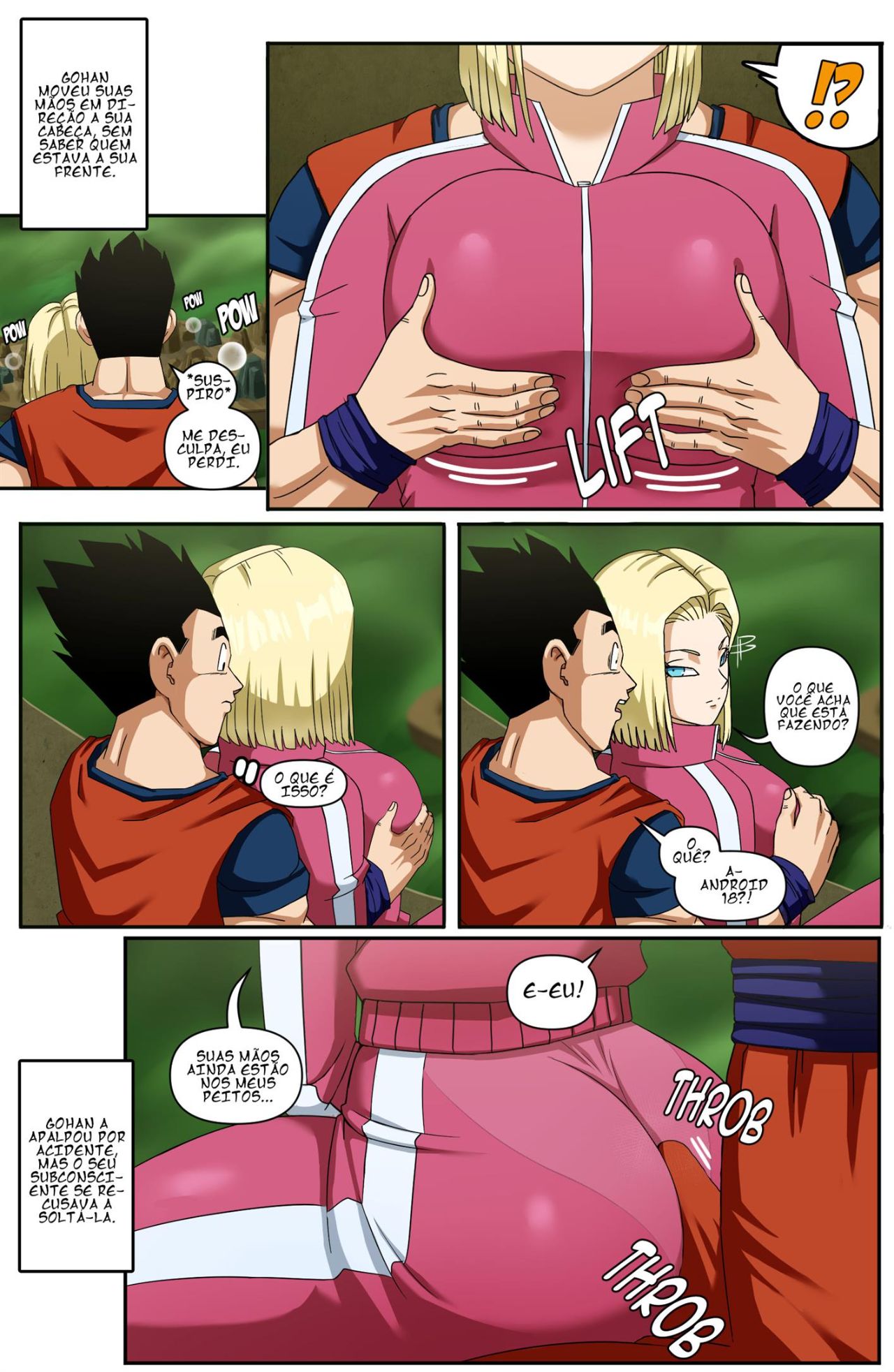 Android 18 And Gohan Part 2 Hentai pt-br 03