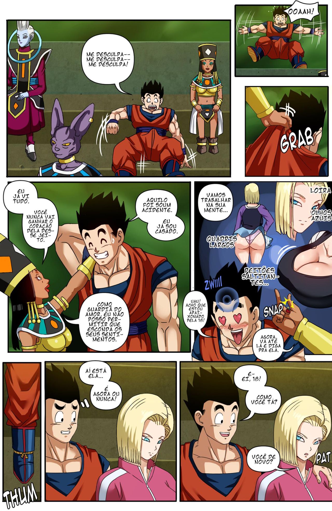 Android 18 And Gohan Part 2 Hentai pt-br 04