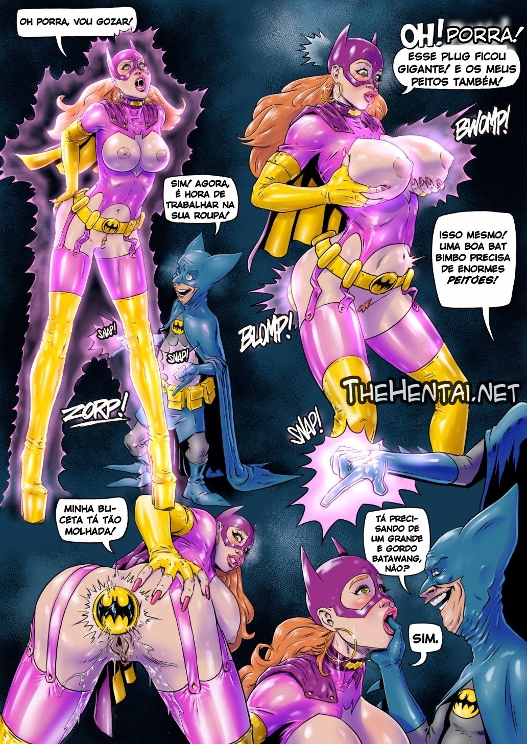Bat Girl vs Bat Mite Hentai pt-br 04