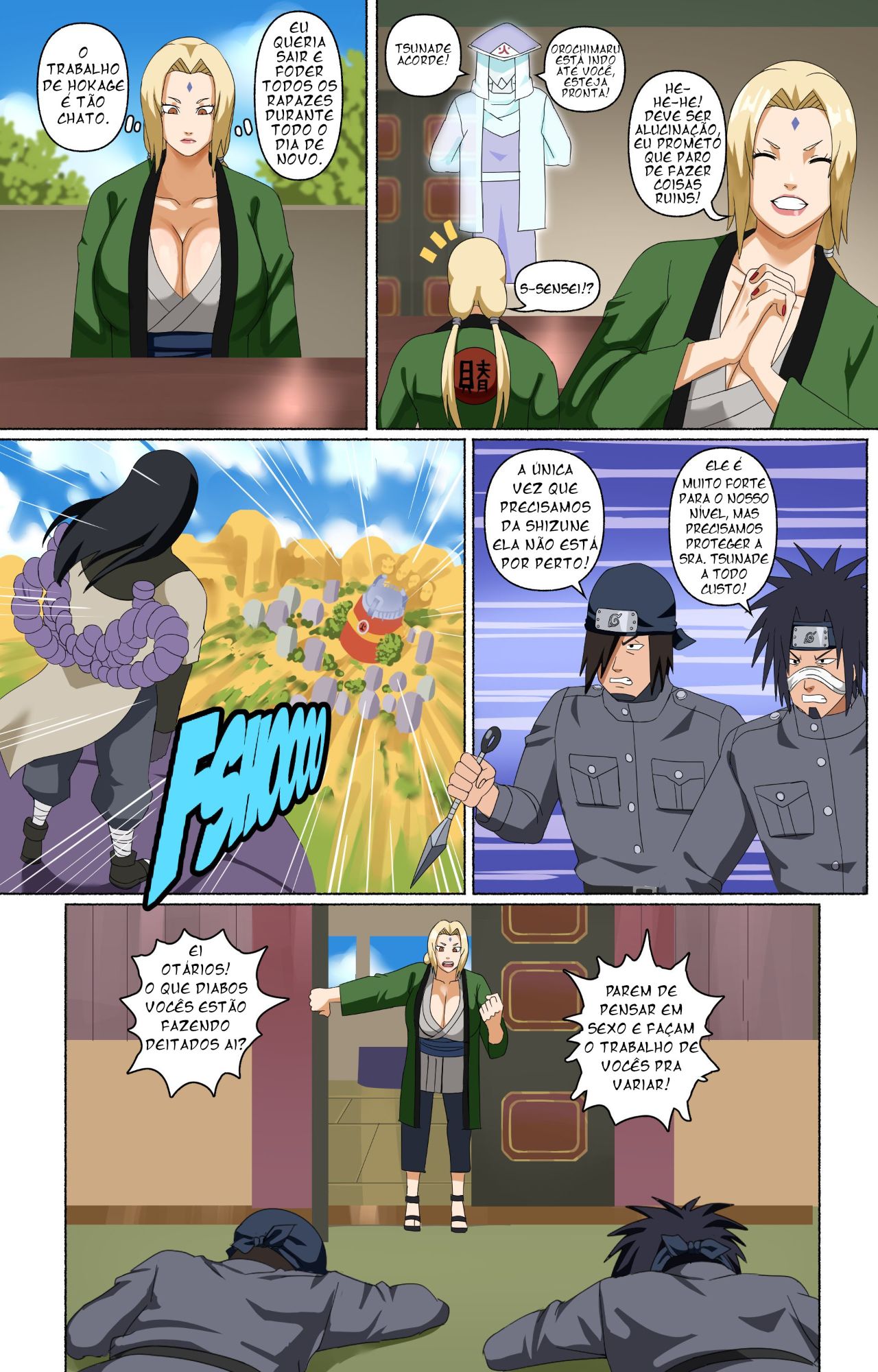 Tsunade And Her Assistants Hentai pt-br 23