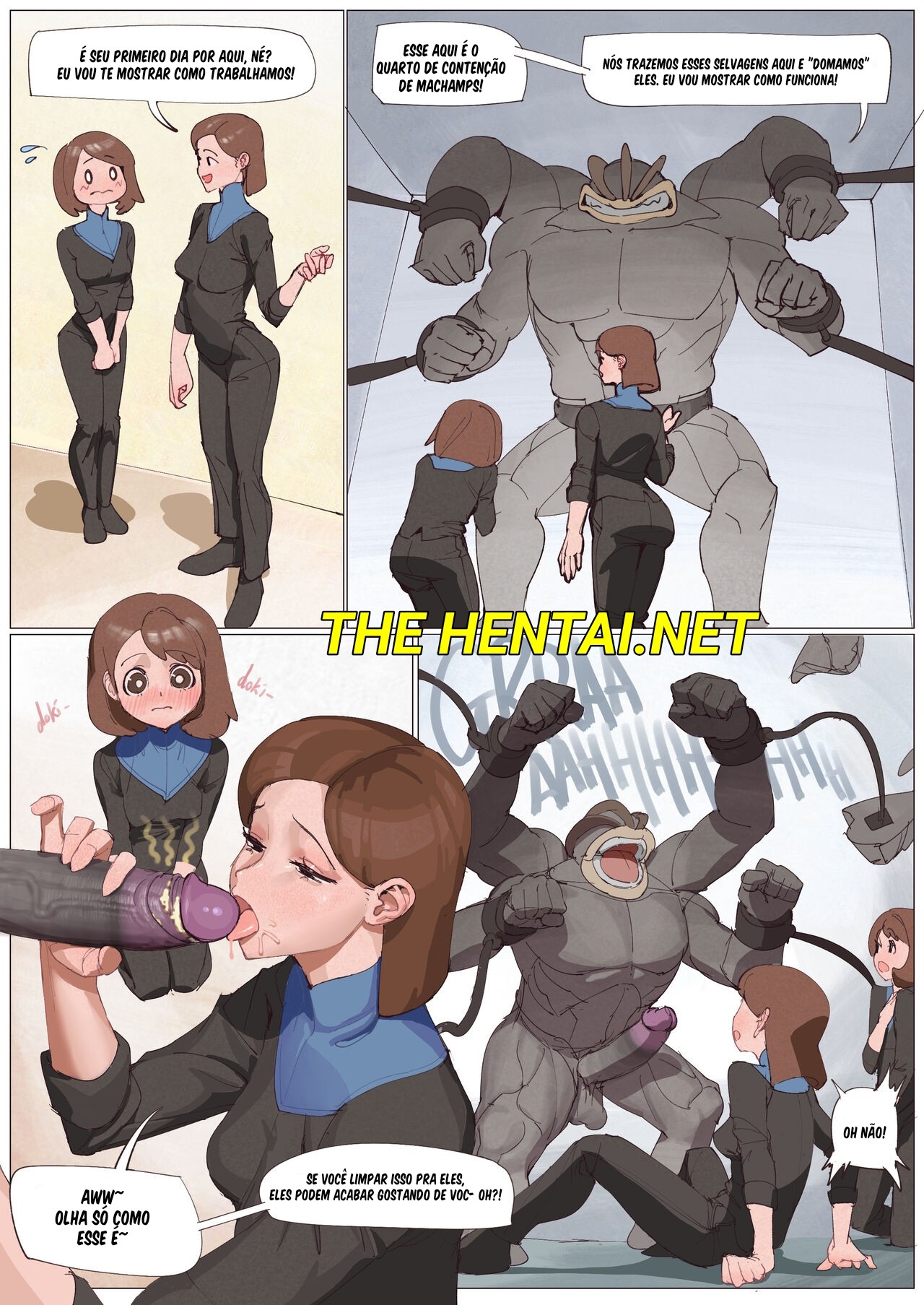 Machamp Delivery Lady Hentai pt-br 01