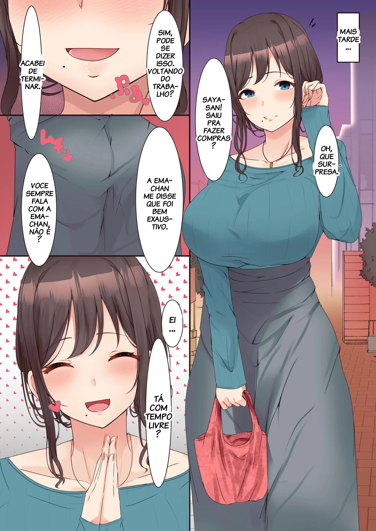 A Story About Being Wrung Out By An Onee-San And Gal Hentai pt-br 13