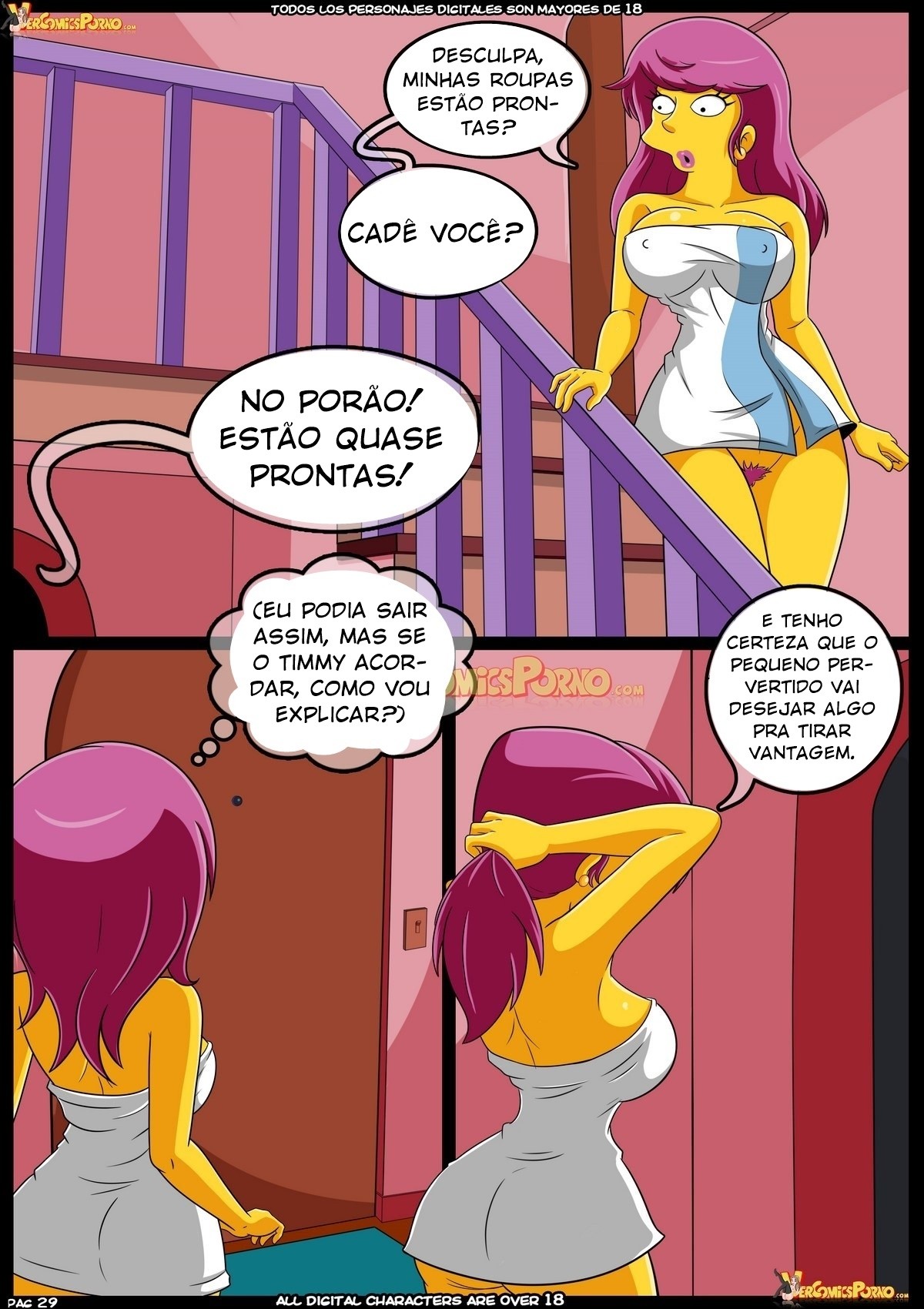 Marge Simpson And Wanda Hentai pt-br 08