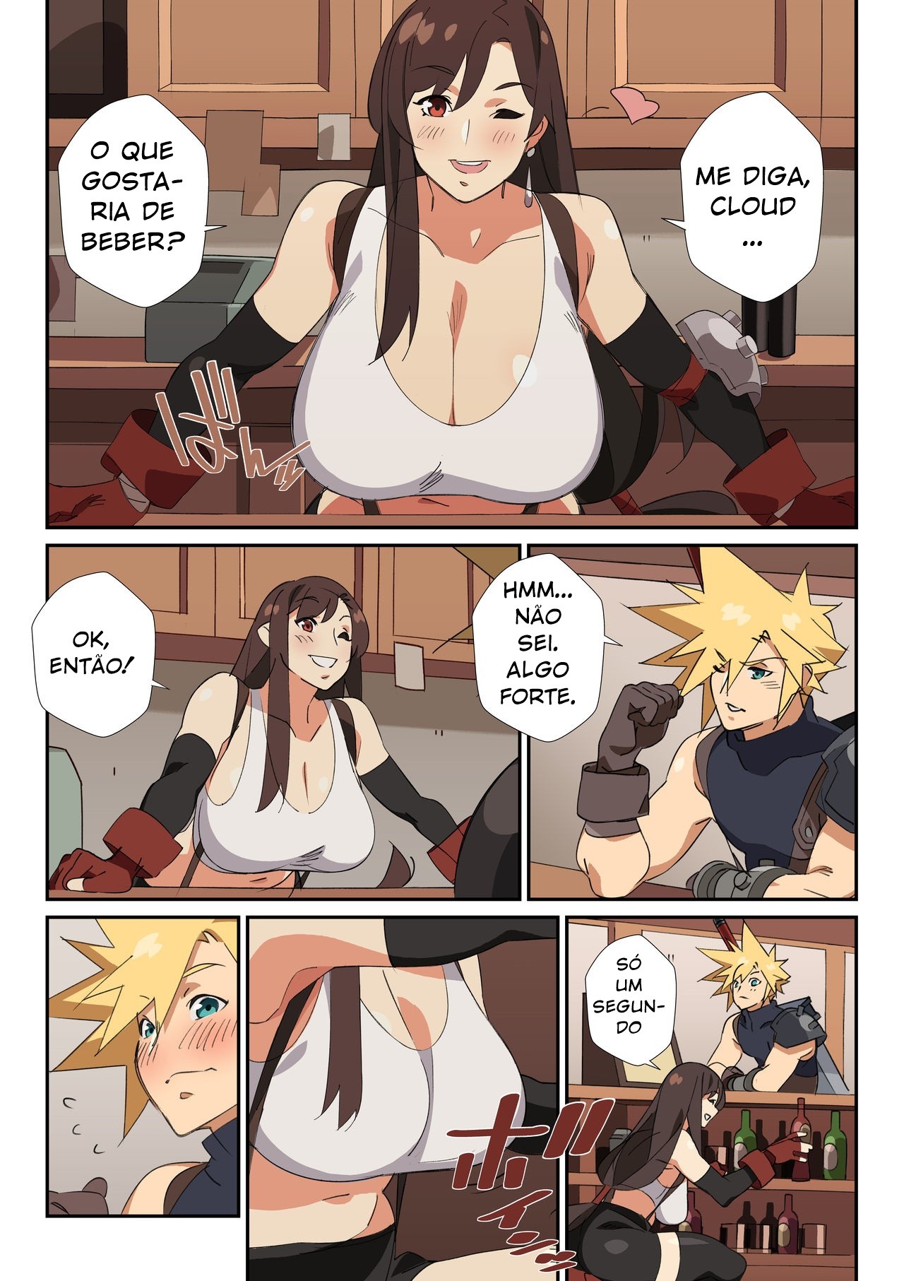 Tifa’s Special Cocktail! Hentai pt-br 04
