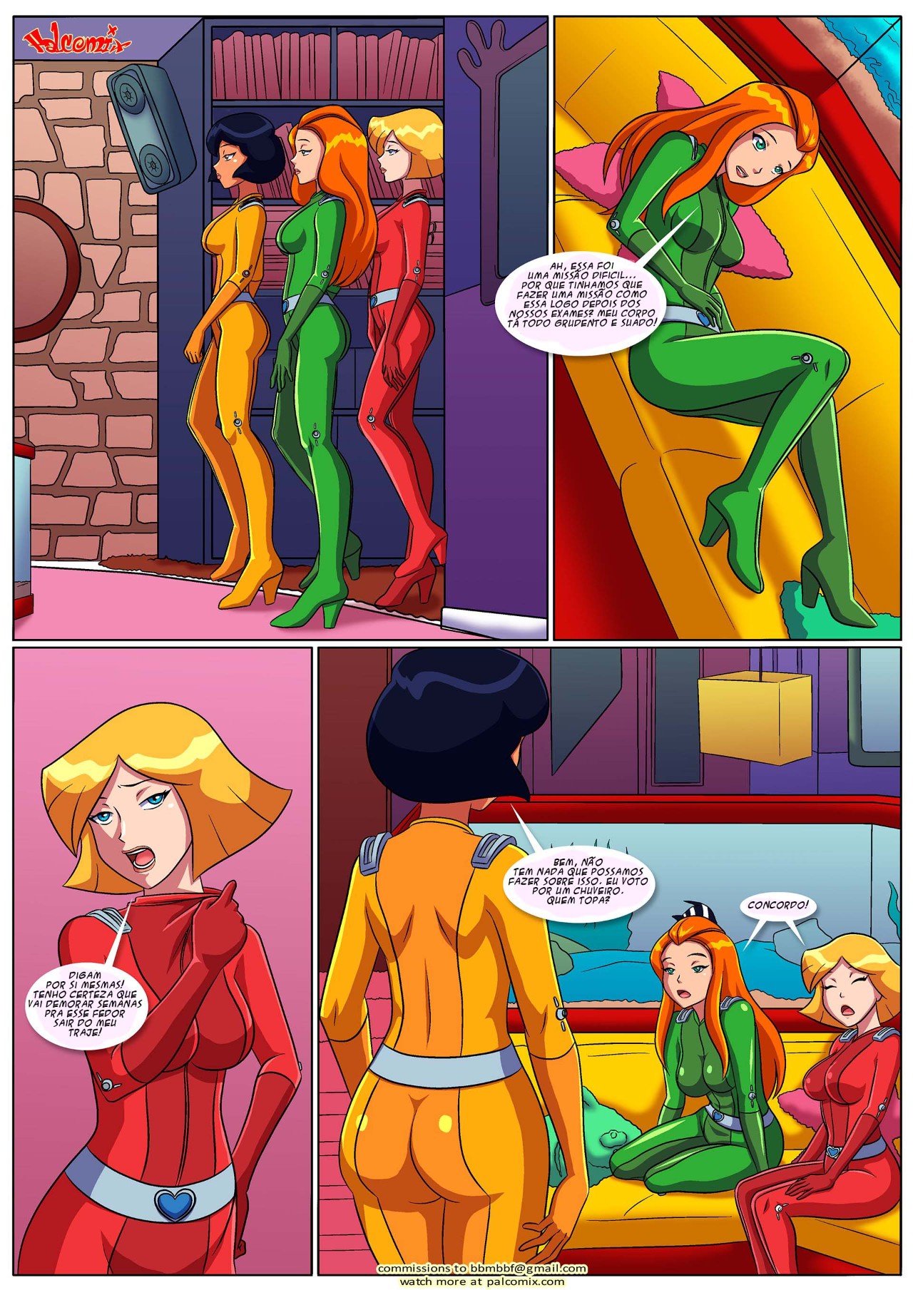 Totally Spies - Totally Together Hentai pt-br 02