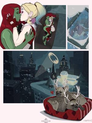 Harley & Ivy’s Christmas Kiss Hentai pt-br 10