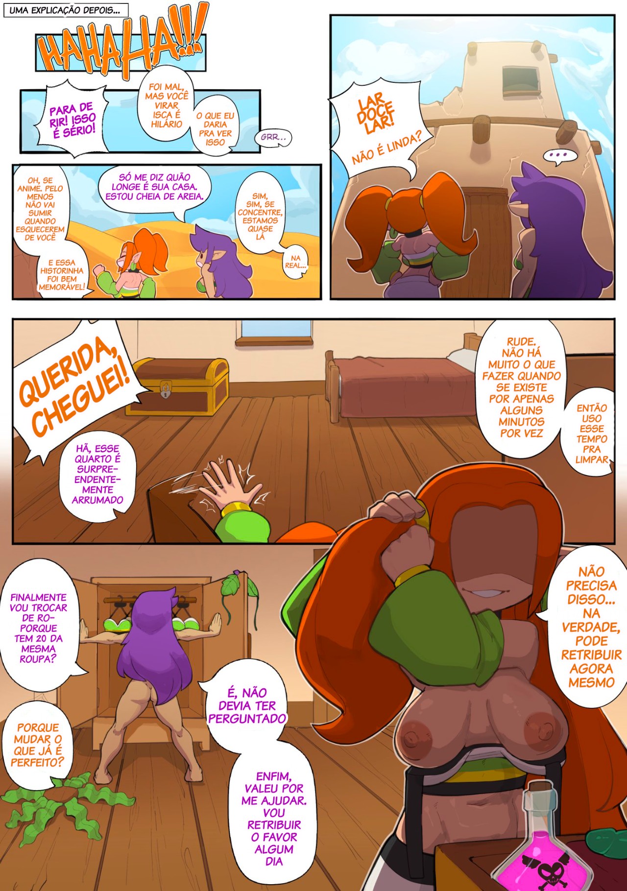 Shantae: Trouble In Tassel Town Hentai pt-br 04