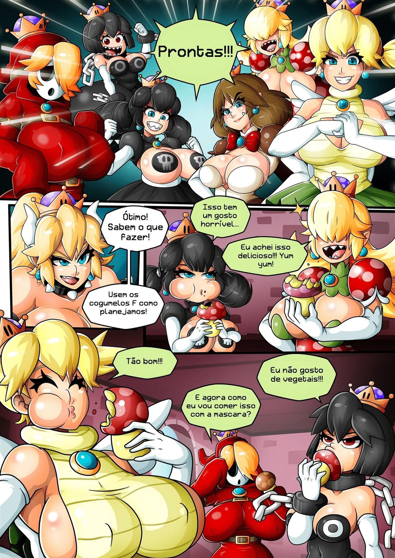 Bowsette By WitchKing00 Part 3 Hentai pt-br 06