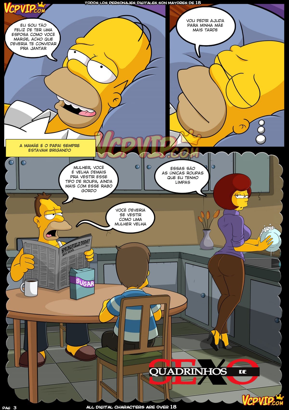 Mum The Simpsons Hentai pt-br 04