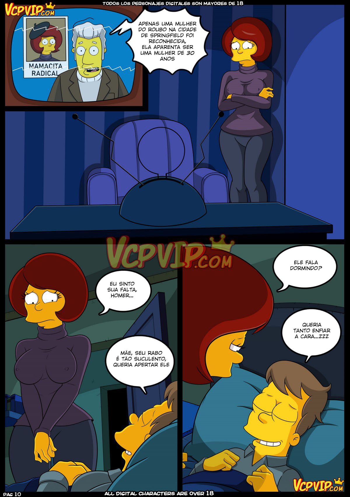Mum The Simpsons Hentai pt-br 11