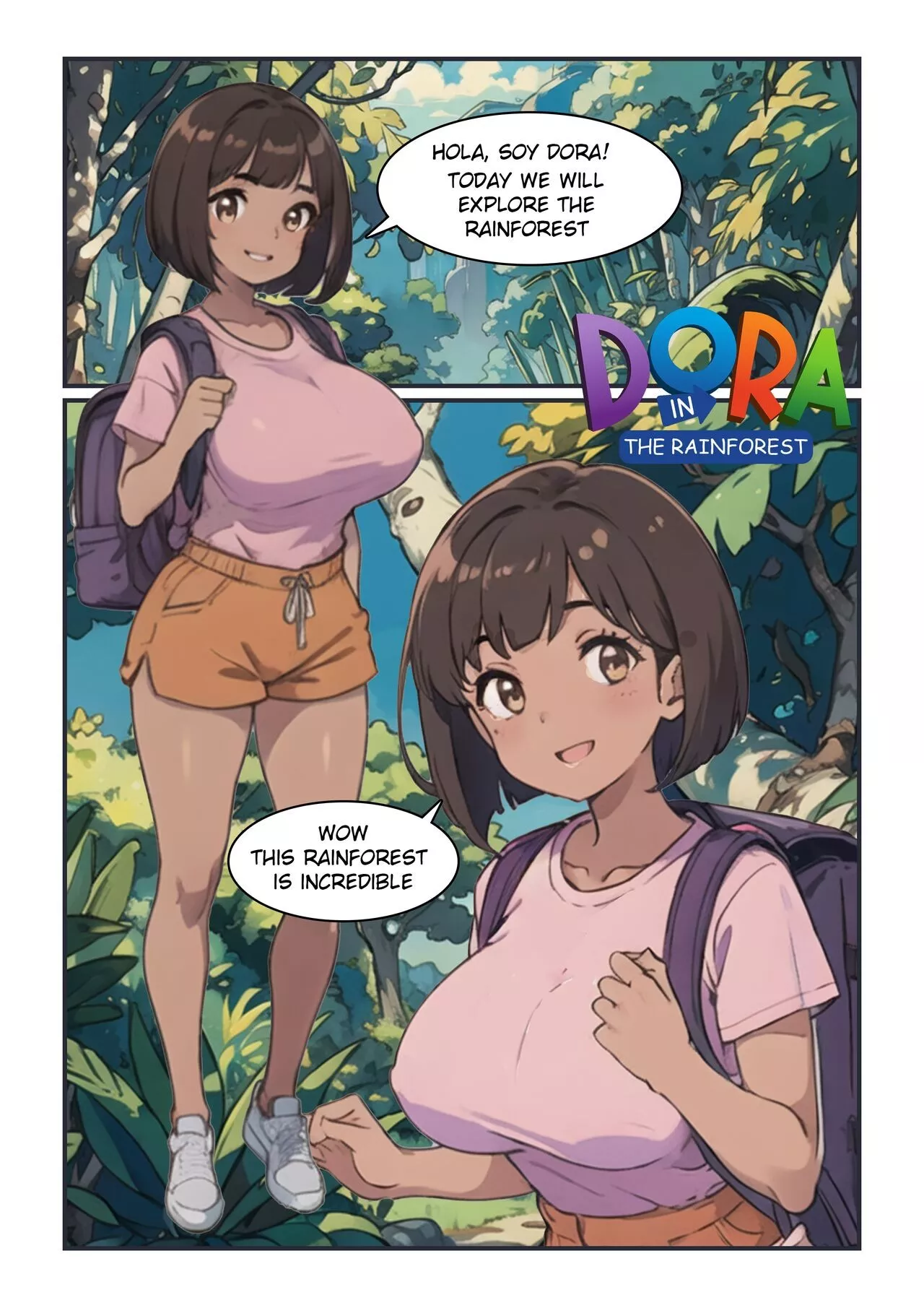 Dora In The Rainforest Dora The Explorer Kahoo  Português  